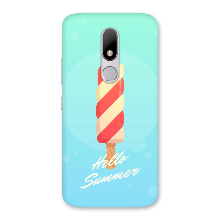 Hello Summer Back Case for Moto M