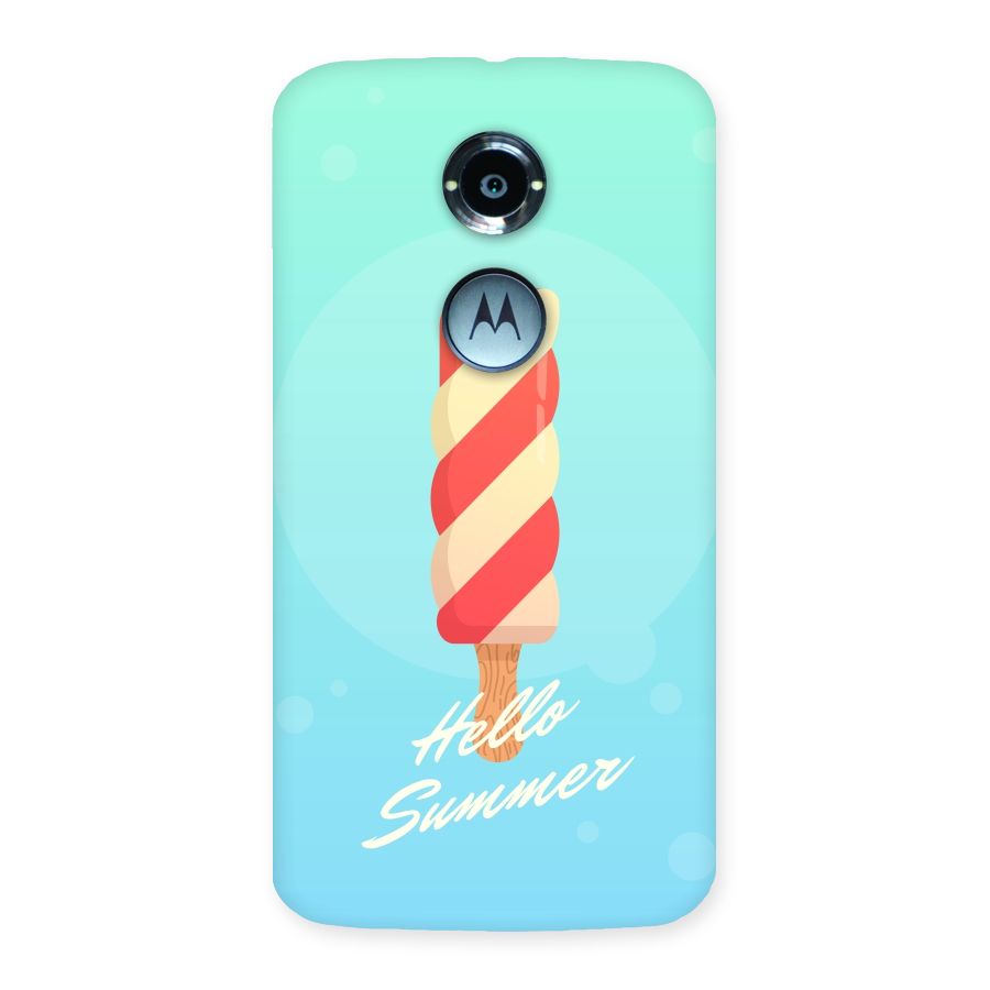 Hello Summer Back Case for Moto X 2nd Gen