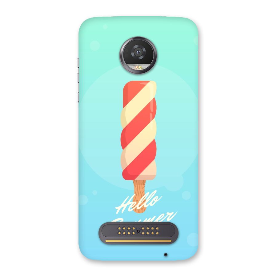 Hello Summer Back Case for Moto Z2 Play