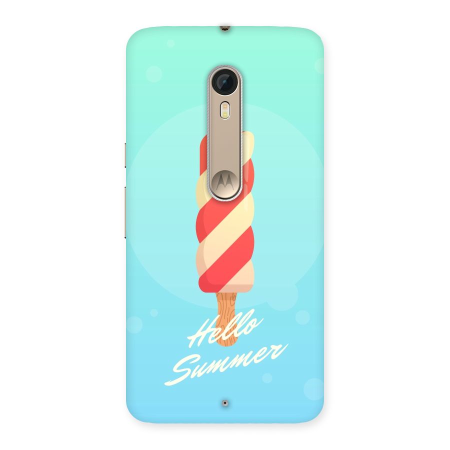 Hello Summer Back Case for Motorola Moto X Style