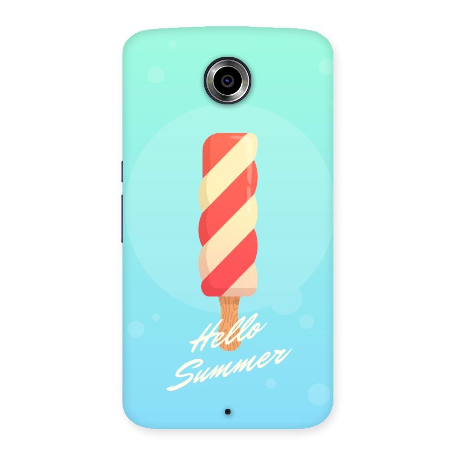 Hello Summer Back Case for Nexsus 6