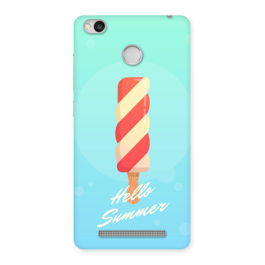 Hello Summer Back Case for Redmi 3S Prime