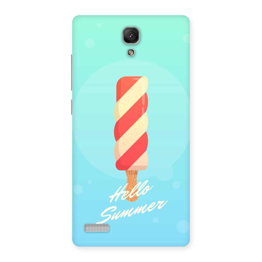 Hello Summer Back Case for Redmi Note