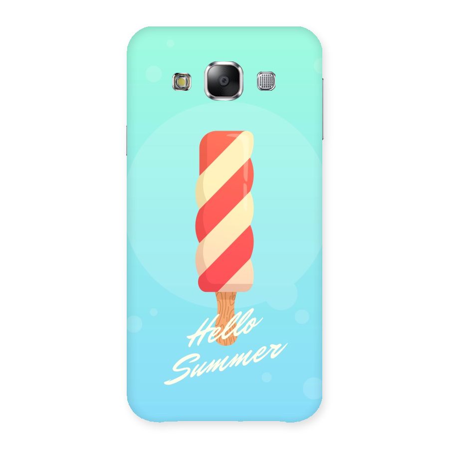 Hello Summer Back Case for Samsung Galaxy E5