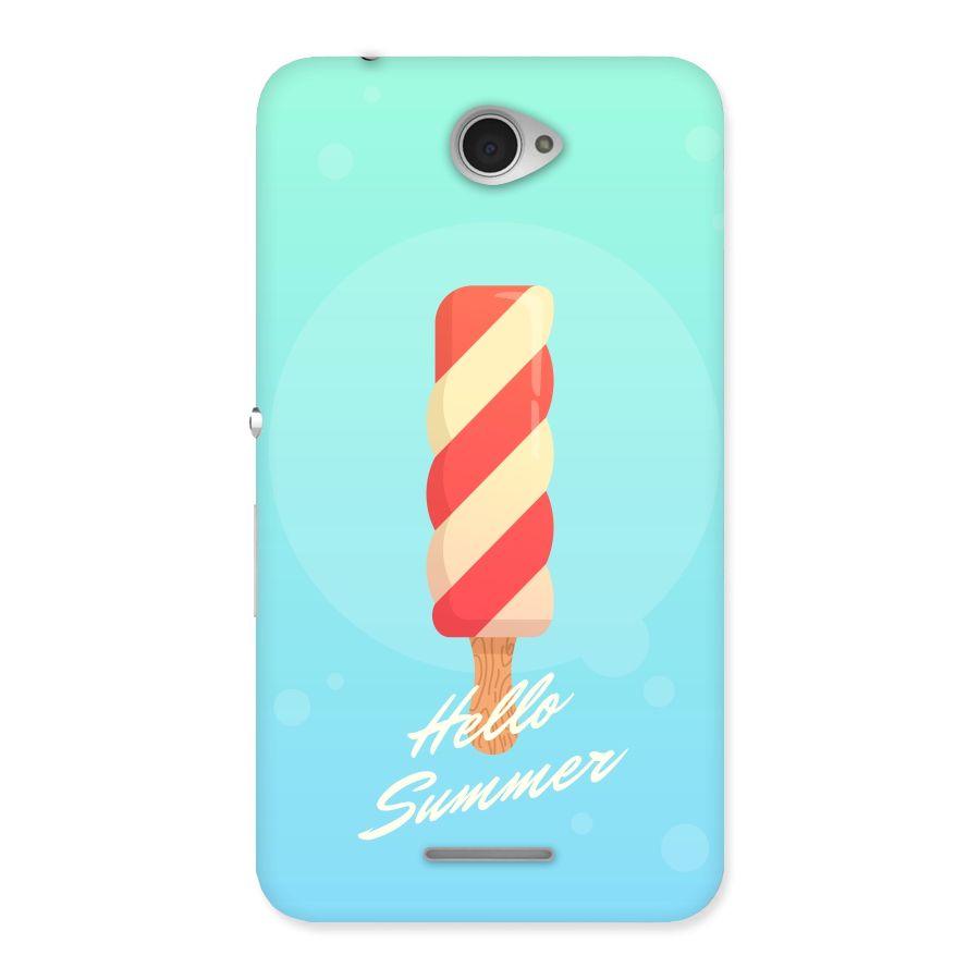 Hello Summer Back Case for Sony Xperia E4