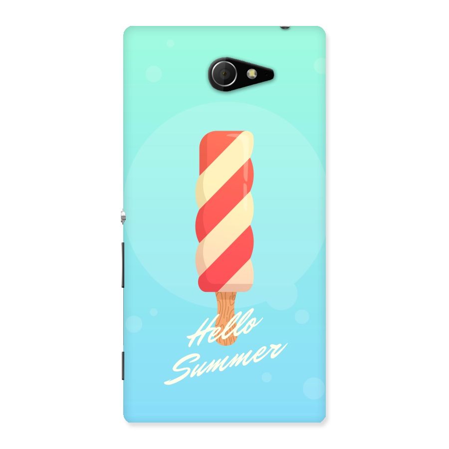 Hello Summer Back Case for Sony Xperia M2
