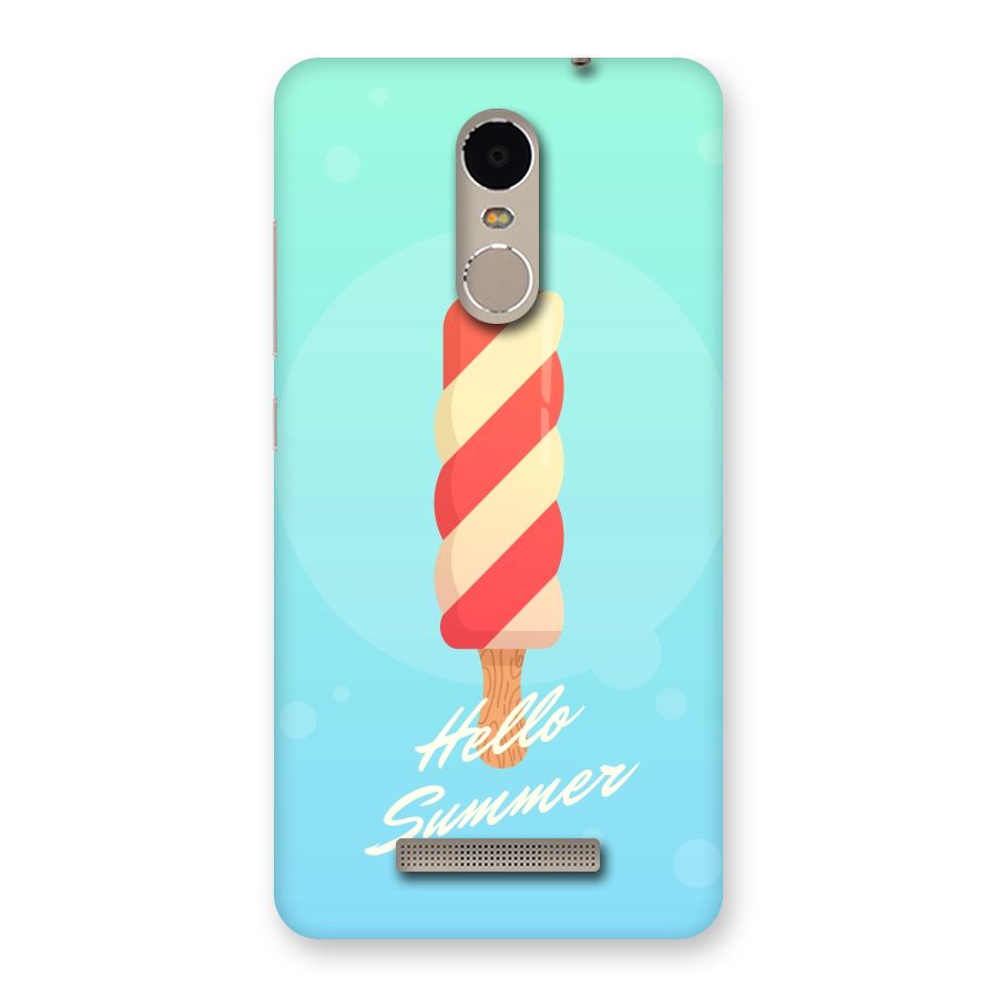 Hello Summer Back Case for Xiaomi Redmi Note 3