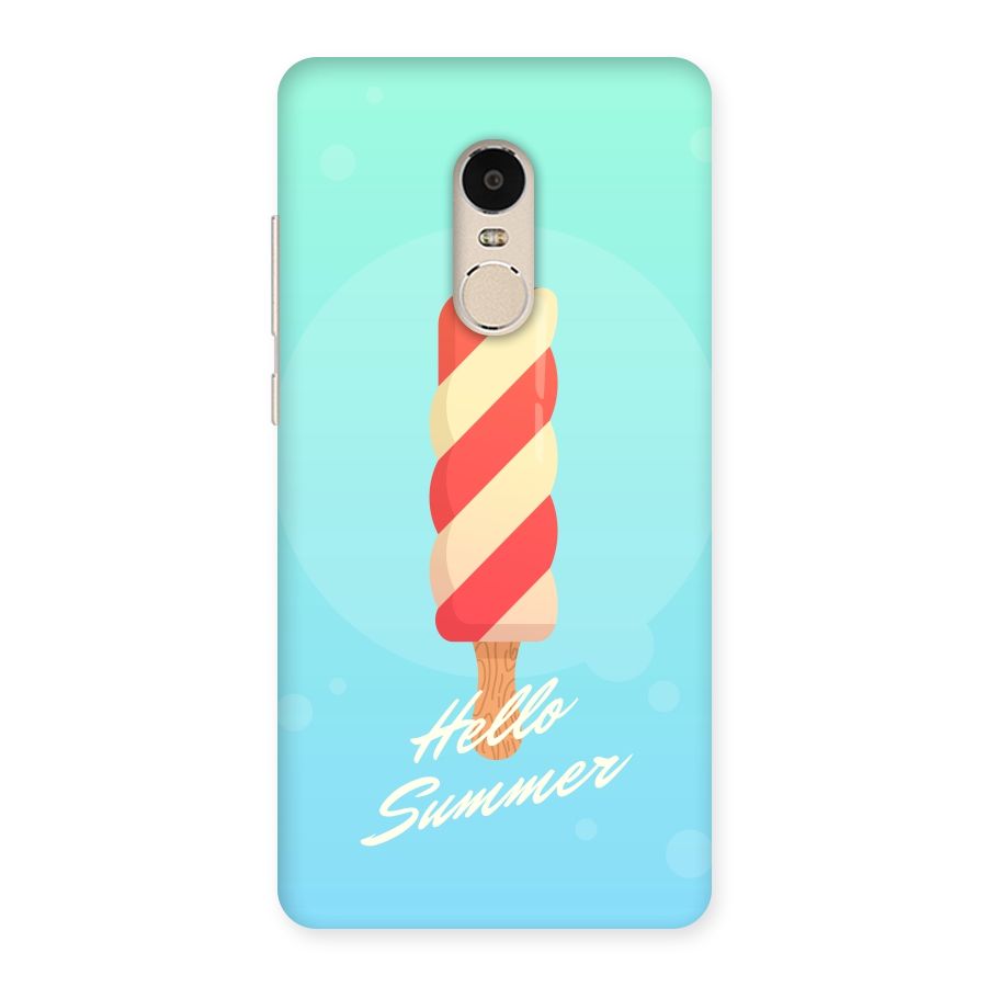 Hello Summer Back Case for Xiaomi Redmi Note 4