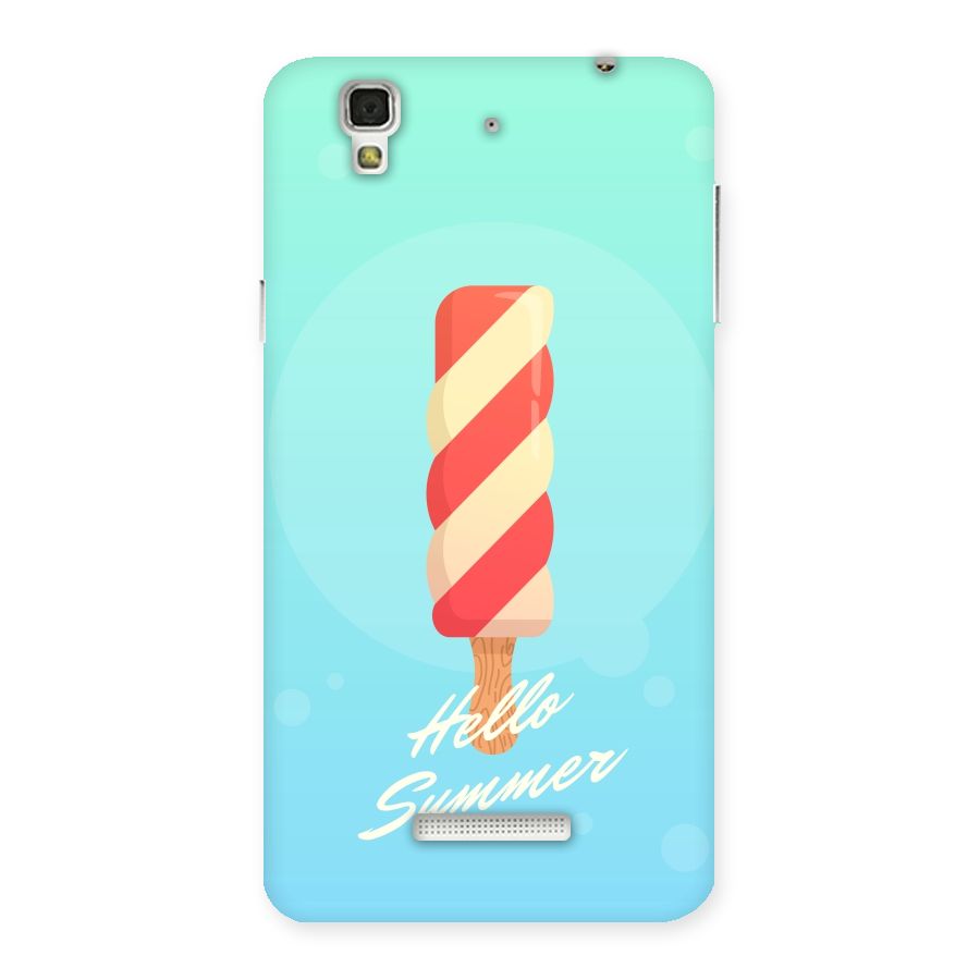 Hello Summer Back Case for Yu Yureka