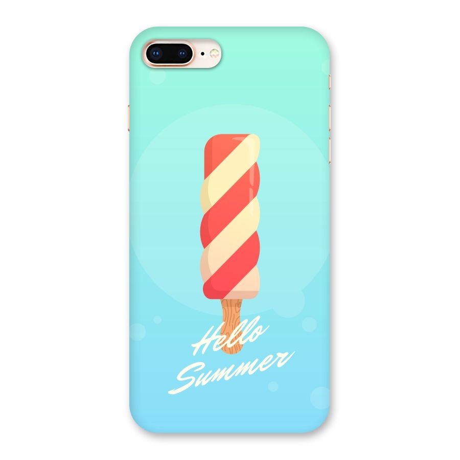 Hello Summer Back Case for iPhone 8 Plus