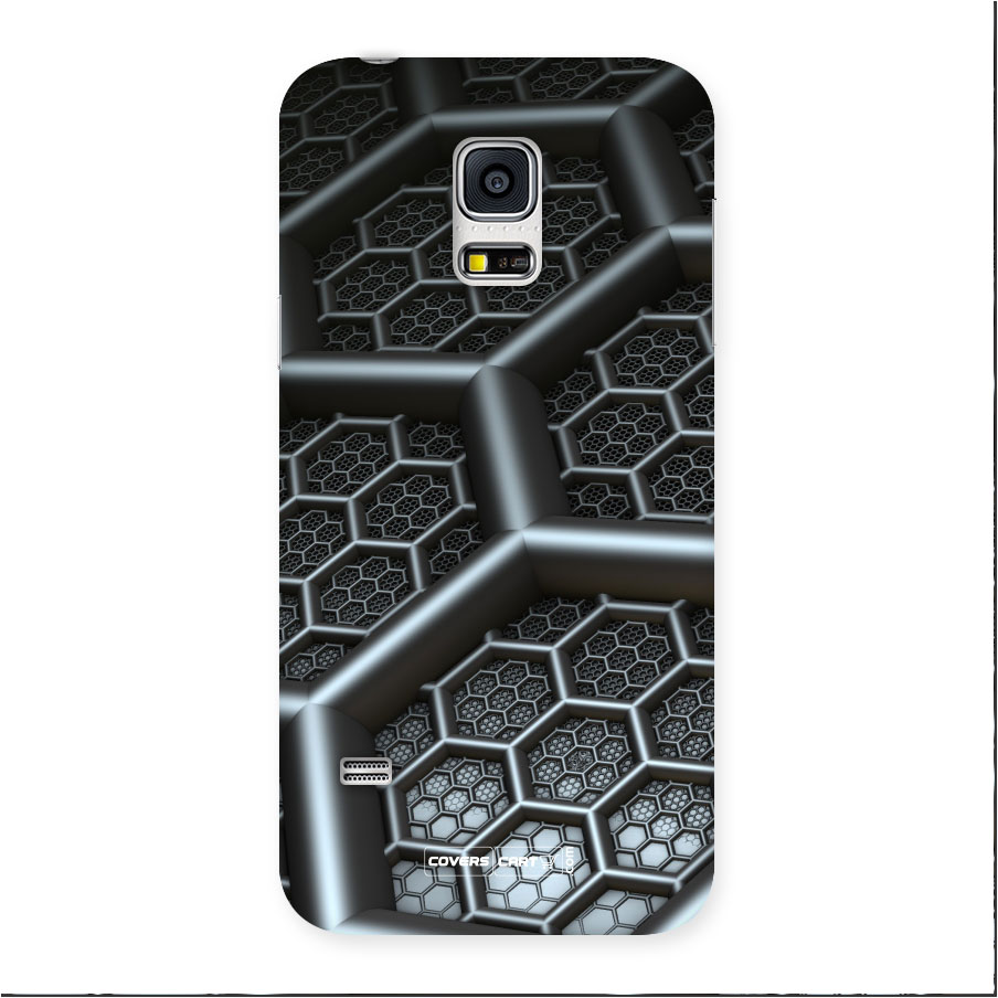 Hexa Black Abstract Back Case for Galaxy S5