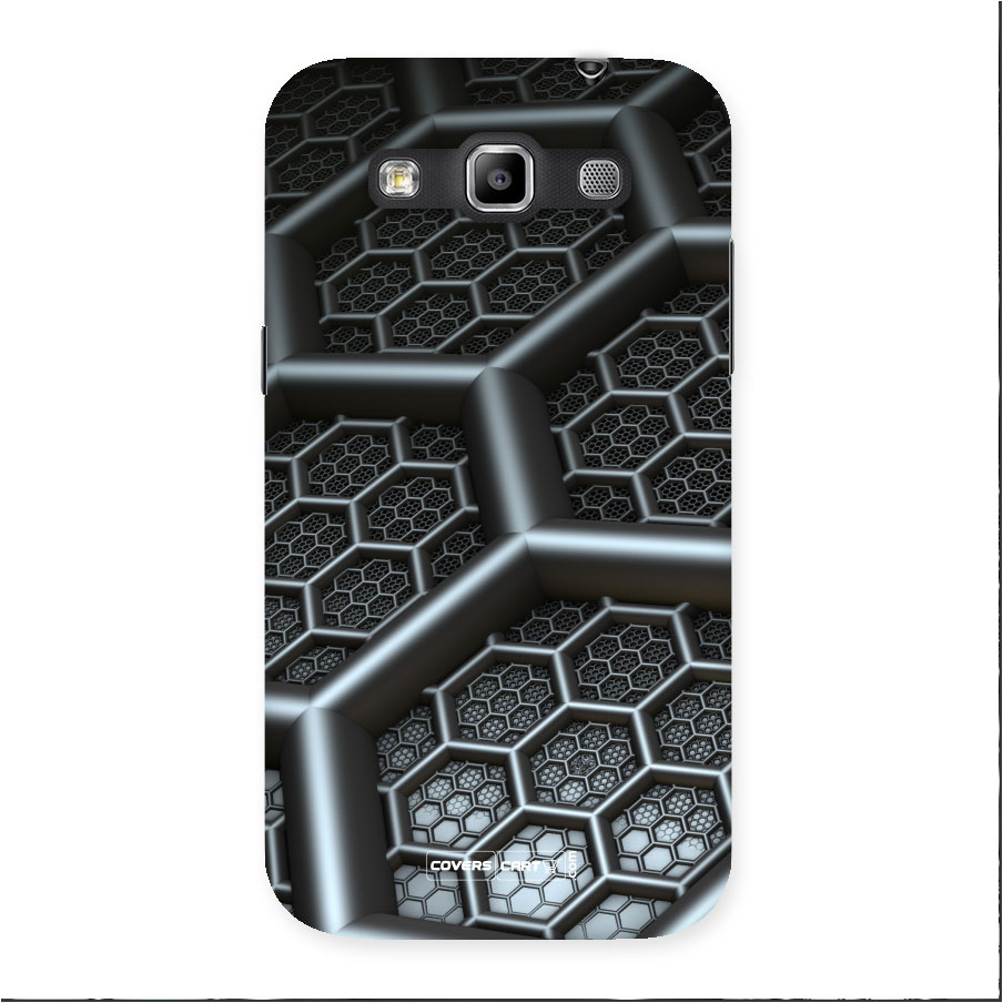 Hexa Black Abstract Back Case for Grand Quattro