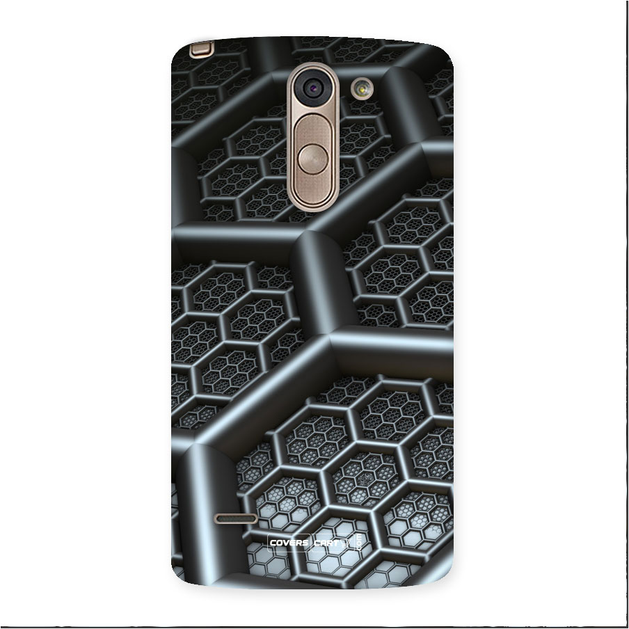 Hexa Black Abstract Back Case for LG G3 Stylus