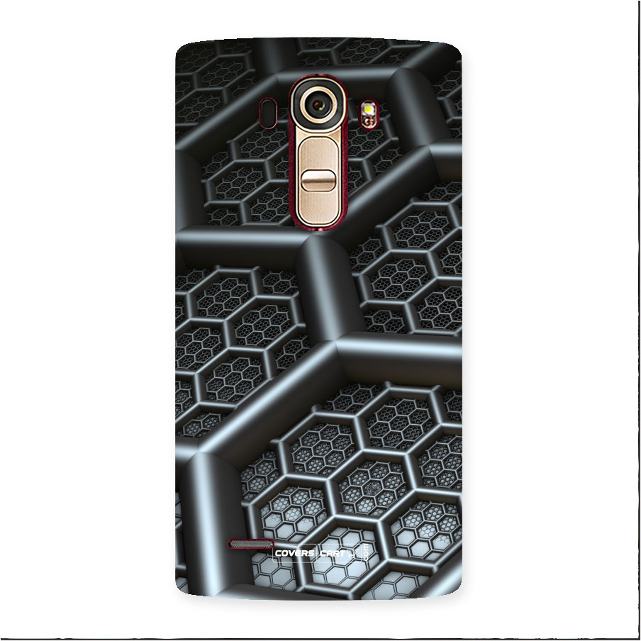 Hexa Black Abstract Back Case for LG G4