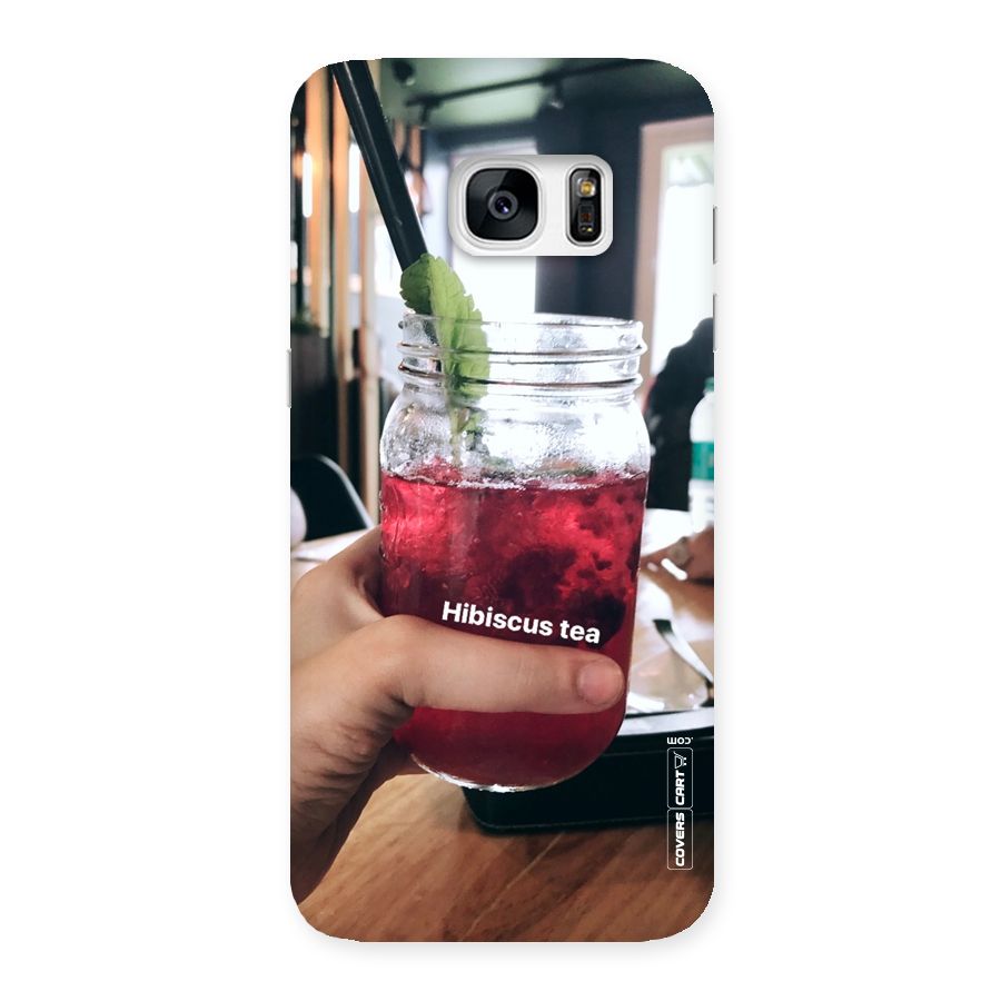 Hibiscus Tea Back Case for Galaxy S7 Edge