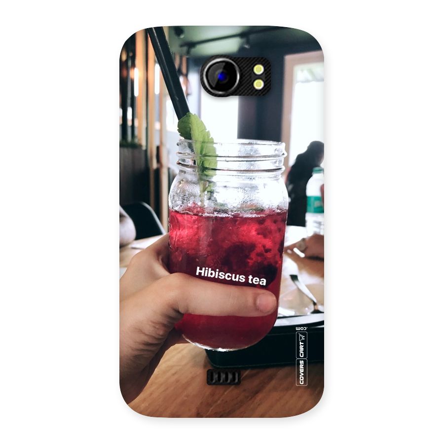 Hibiscus Tea Back Case for Micromax Canvas 2 A110