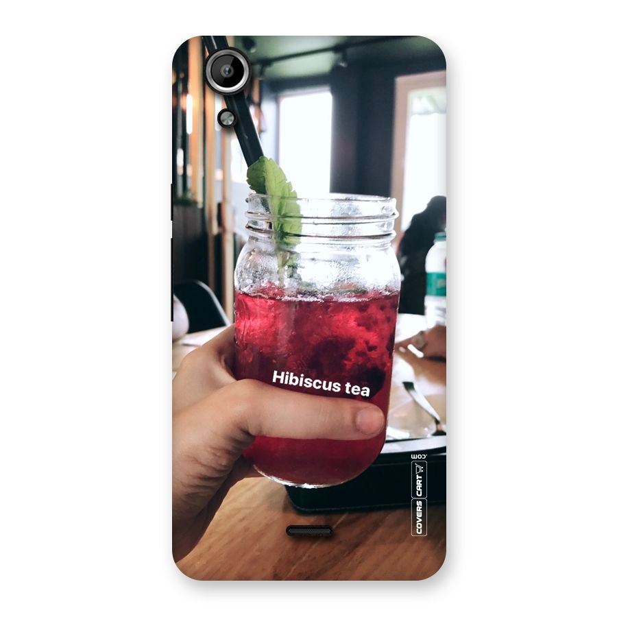 Hibiscus Tea Back Case for Micromax Canvas Selfie Lens Q345