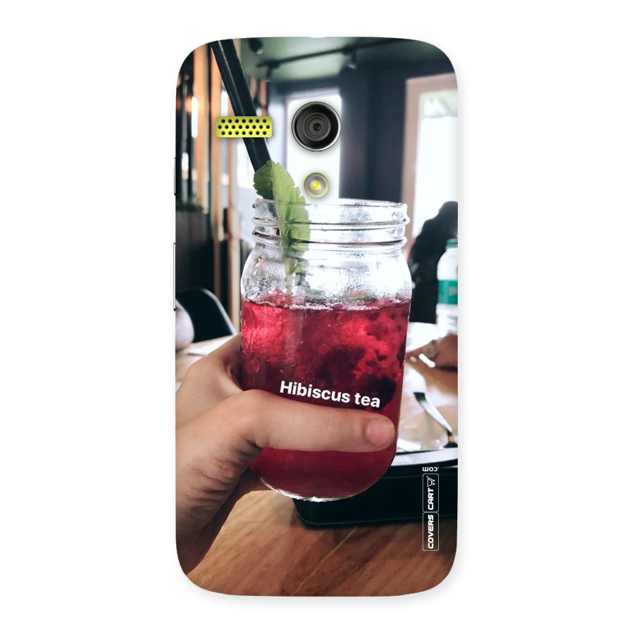 Hibiscus Tea Back Case for Moto G