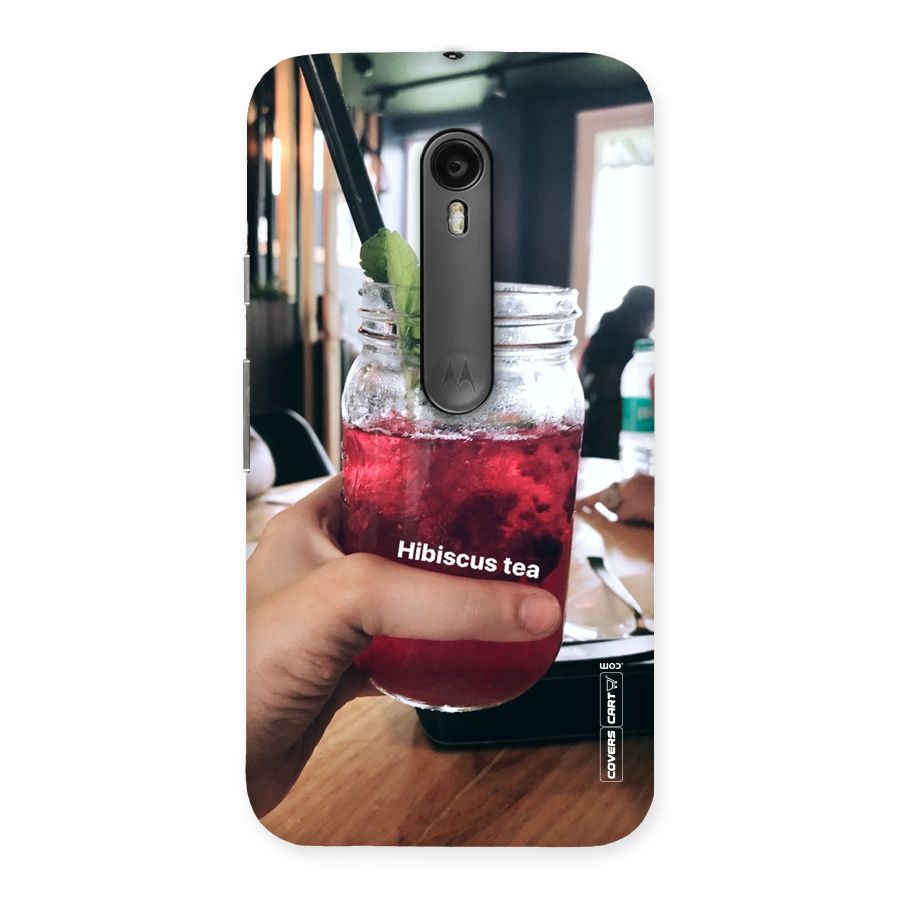 Hibiscus Tea Back Case for Moto G3