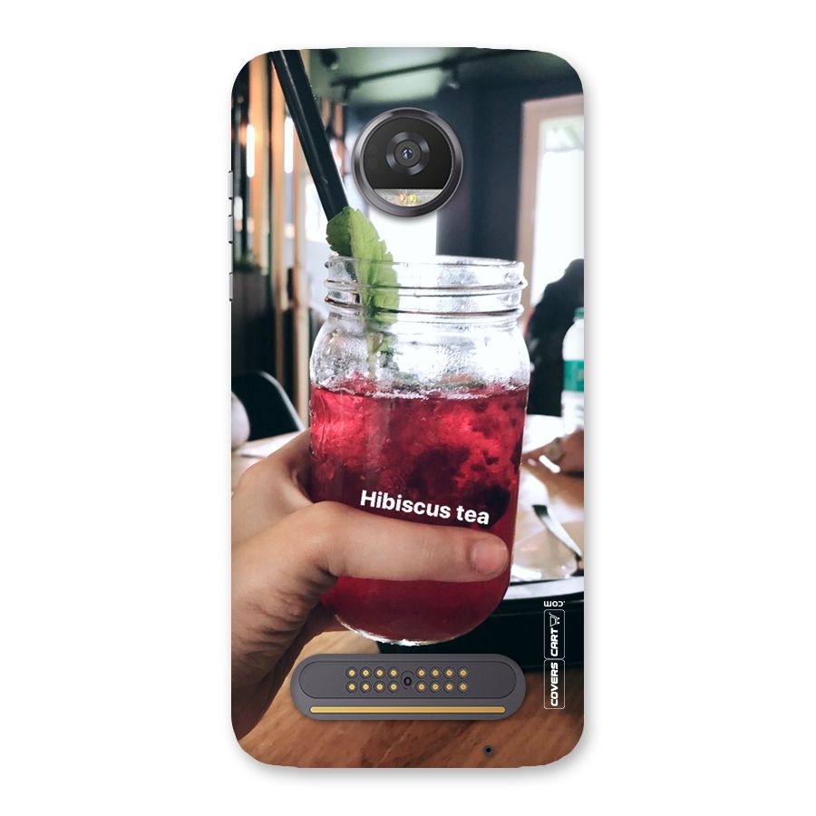 Hibiscus Tea Back Case for Moto Z2 Play