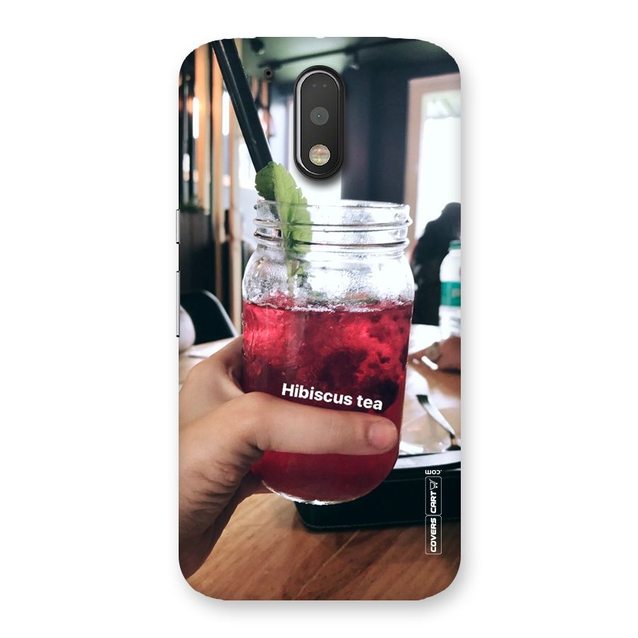 Hibiscus Tea Back Case for Motorola Moto G4