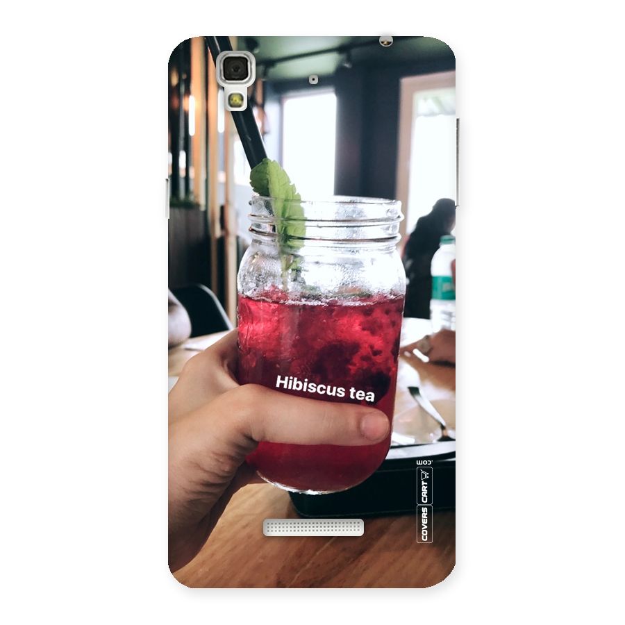 Hibiscus Tea Back Case for YU Yureka Plus