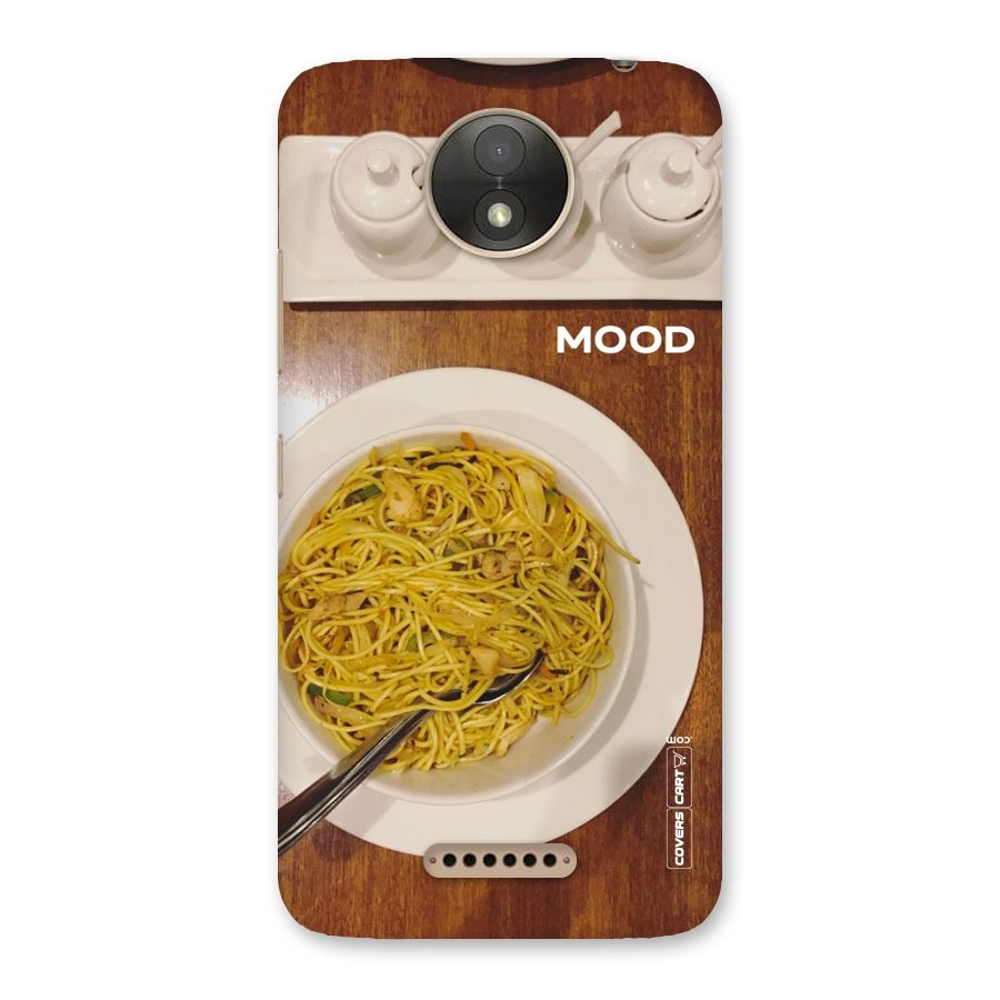Hogging Mood Back Case for Moto C Plus