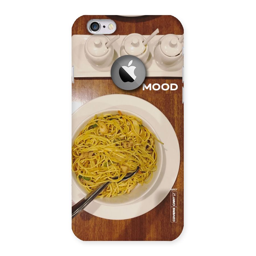 Hogging Mood Back Case for iPhone 6 Logo Cut