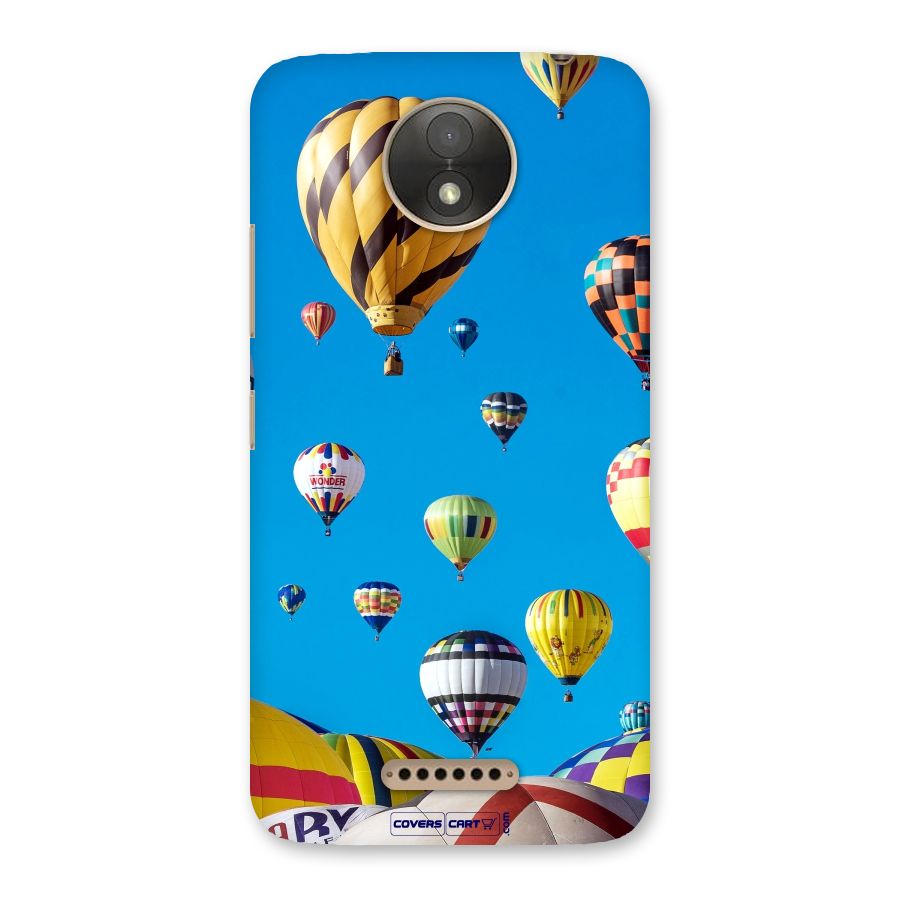 Hot Air Baloons Back Case for Moto C Plus