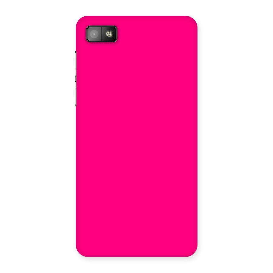 Hot Pink Back Case for Blackberry Z10