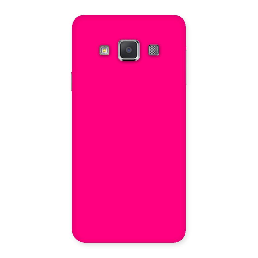 Hot Pink Back Case for Galaxy A3