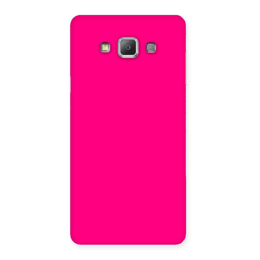 Hot Pink Back Case for Galaxy A7