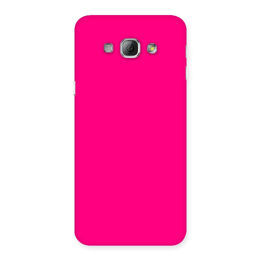 Hot Pink Back Case for Galaxy A8