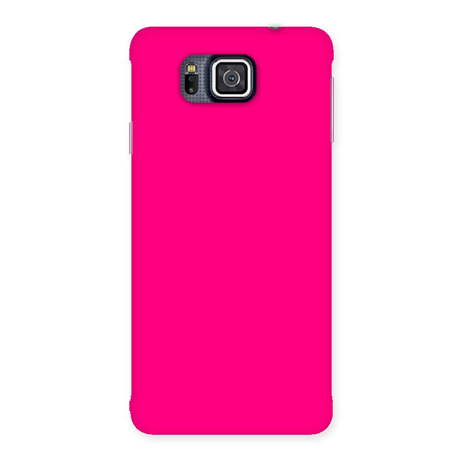 Hot Pink Back Case for Galaxy Alpha