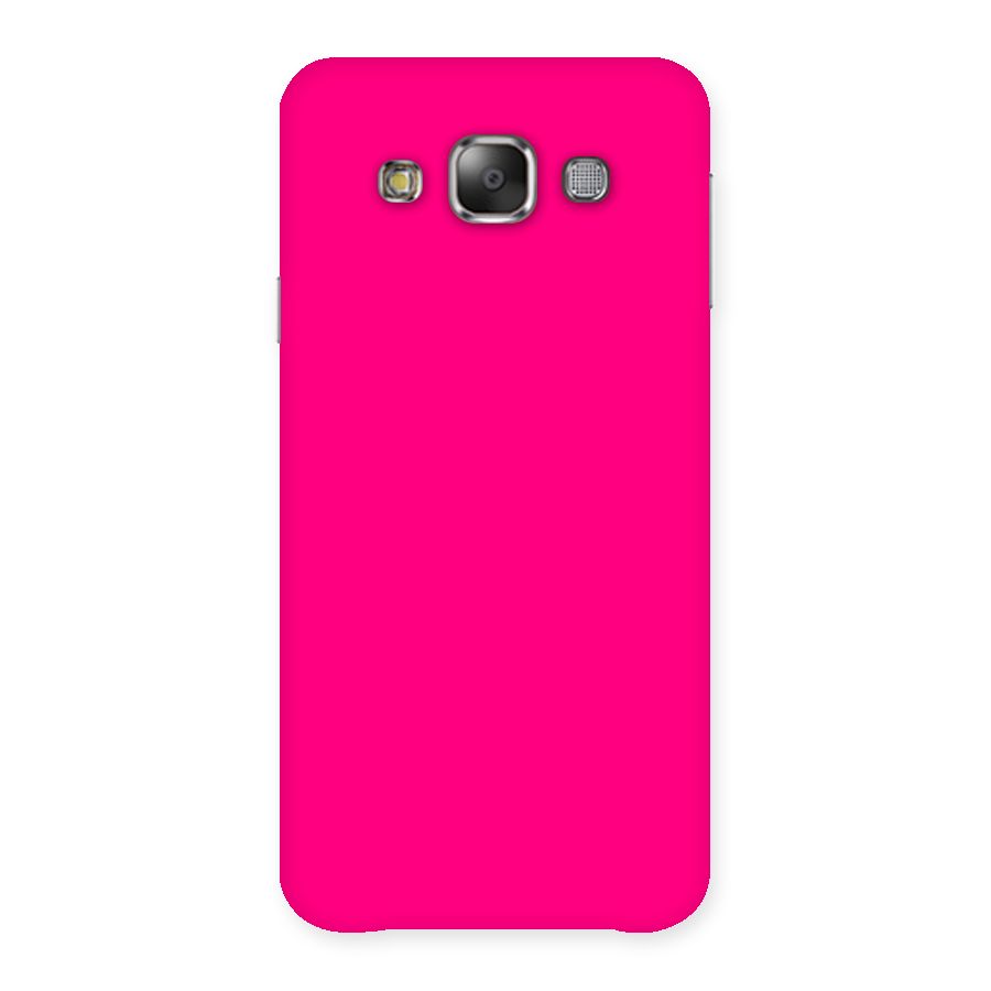 Hot Pink Back Case for Galaxy E7