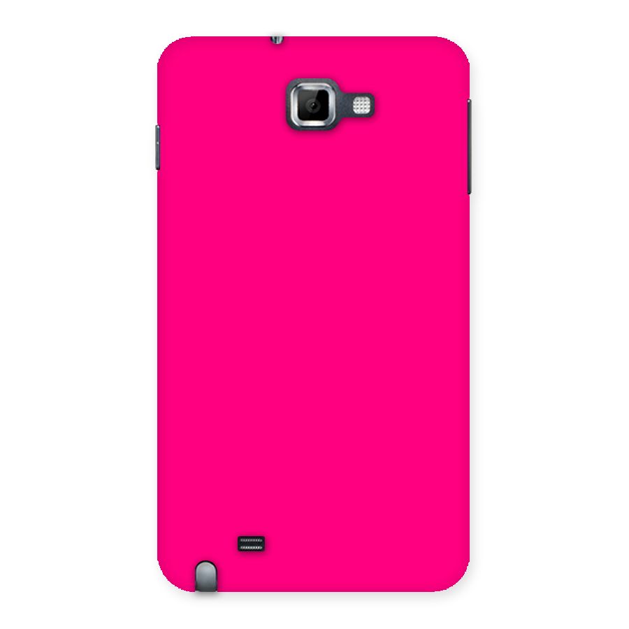 Hot Pink Back Case for Galaxy Note