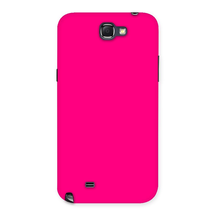 Hot Pink Back Case for Galaxy Note 2
