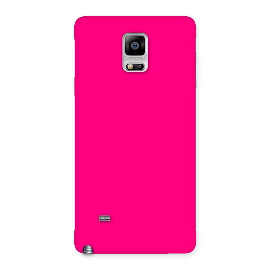 Hot Pink Back Case for Galaxy Note 4