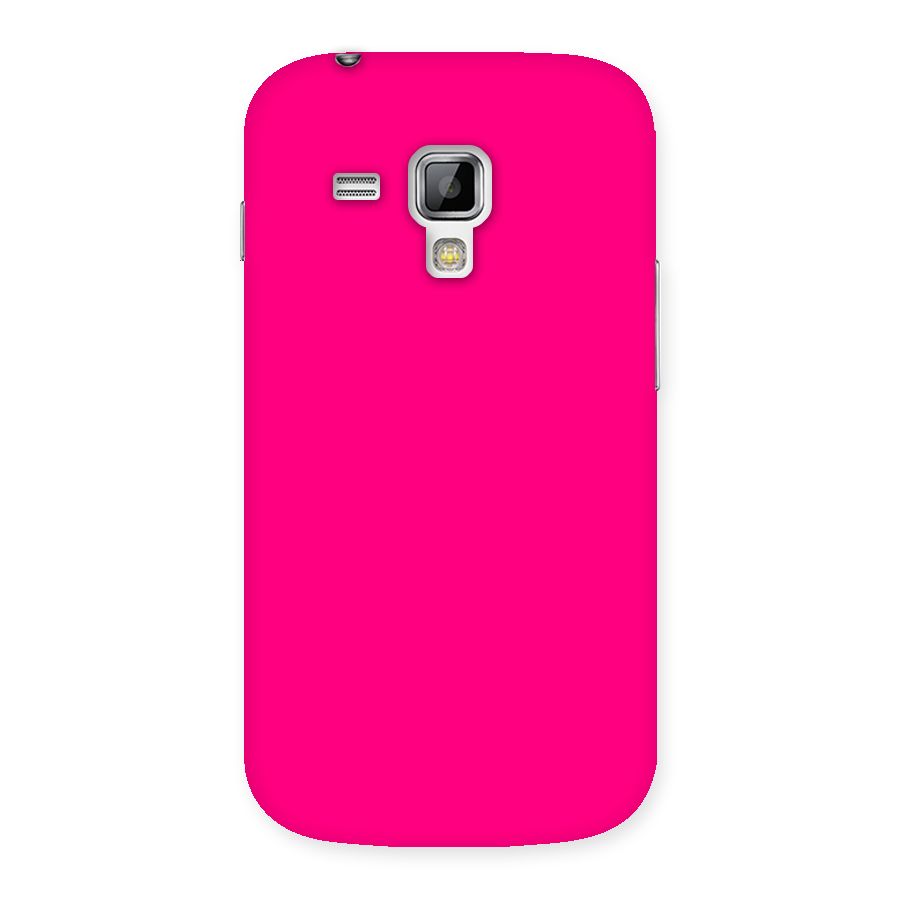 Hot Pink Back Case for Galaxy S Duos