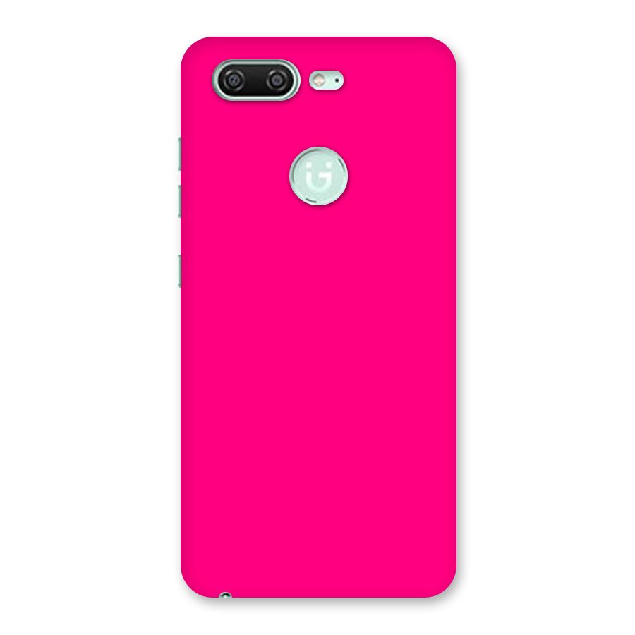 Hot Pink Back Case for Gionee S10
