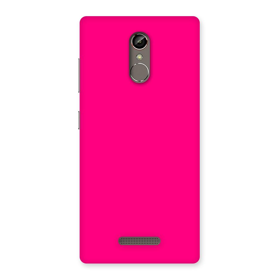 Hot Pink Back Case for Gionee S6s