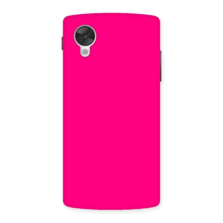 Hot Pink Back Case for Google Nexsus 5