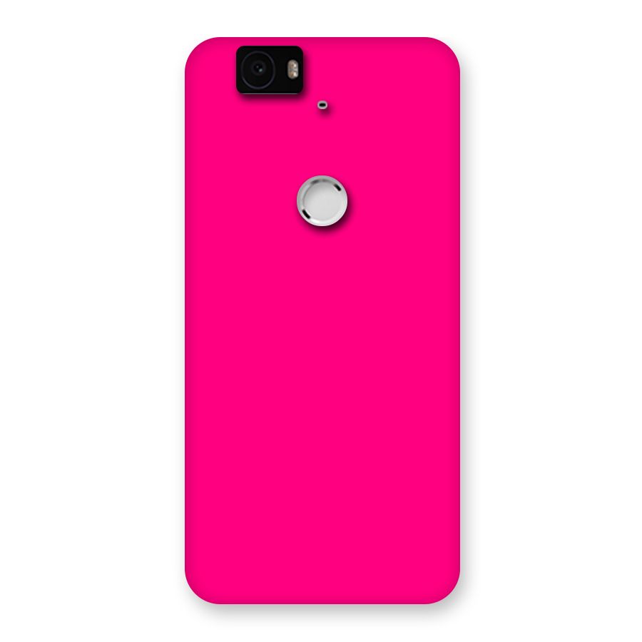 Hot Pink Back Case for Google Nexus-6P
