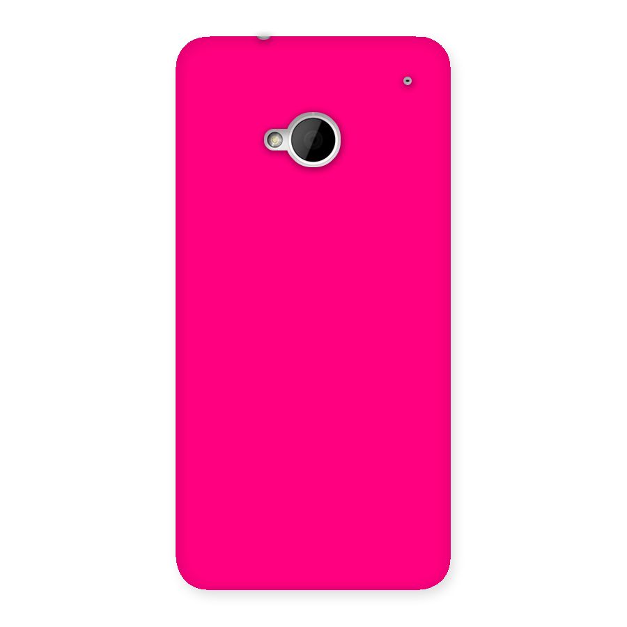 Hot Pink Back Case for HTC One M7