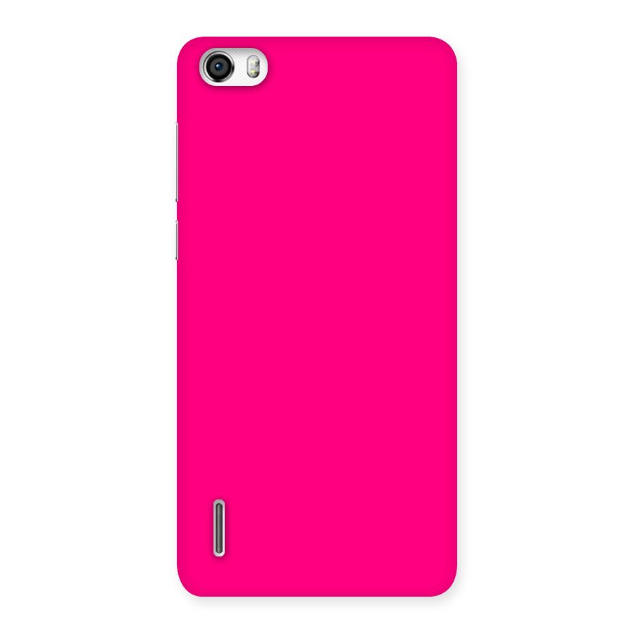 Hot Pink Back Case for Honor 6