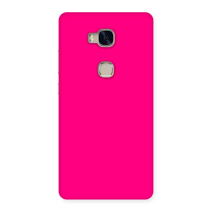 Hot Pink Back Case for Huawei Honor 5X