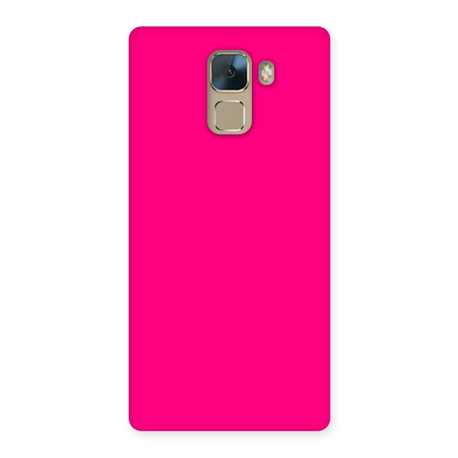 Hot Pink Back Case for Huawei Honor 7