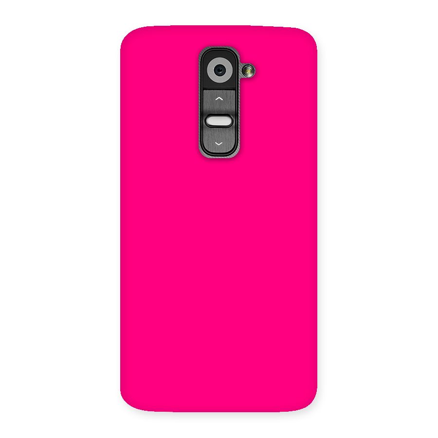 Hot Pink Back Case for LG G2