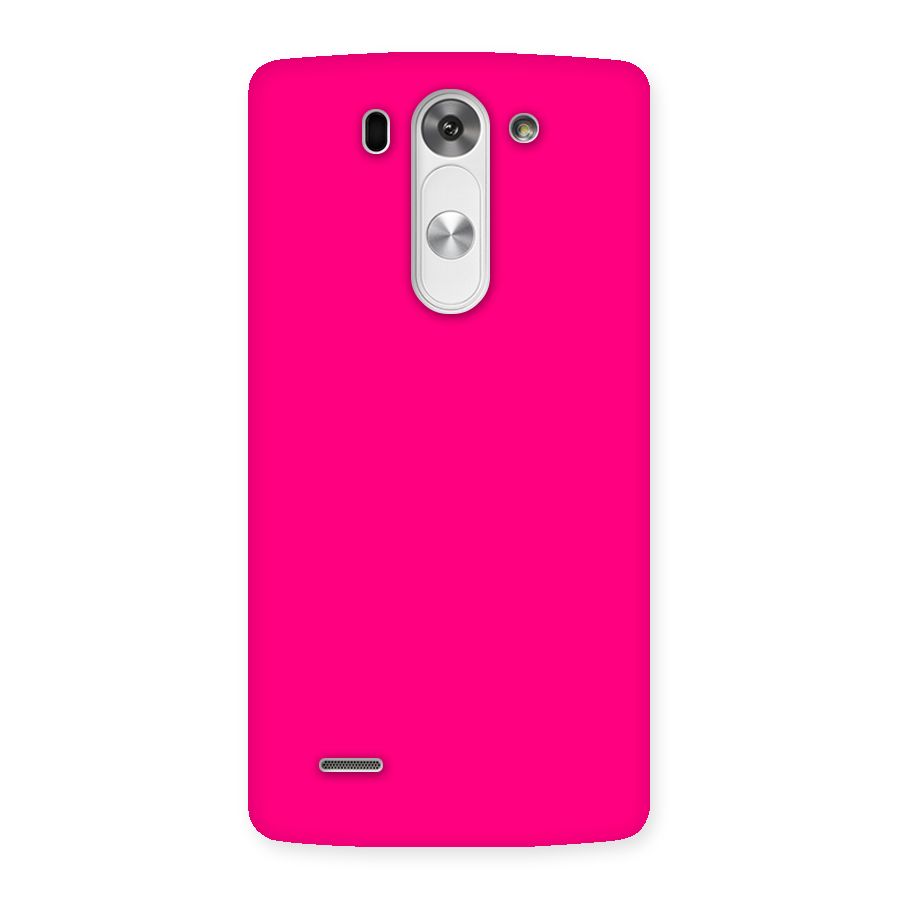 Hot Pink Back Case for LG G3 Beat