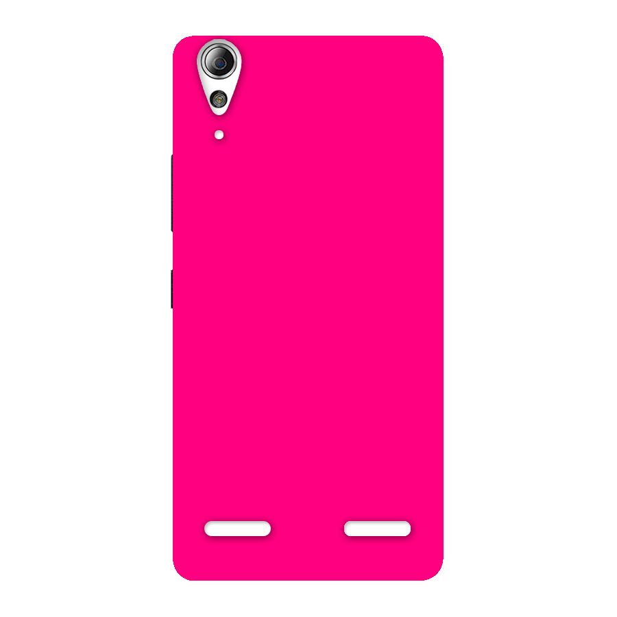 Hot Pink Back Case for Lenovo A6000 Plus
